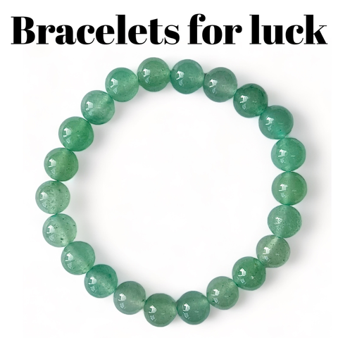 Aventurine crystal beaded bracelet