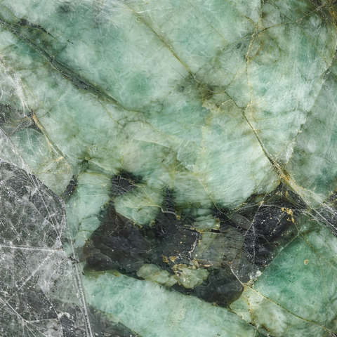 Close up of emerald crystal