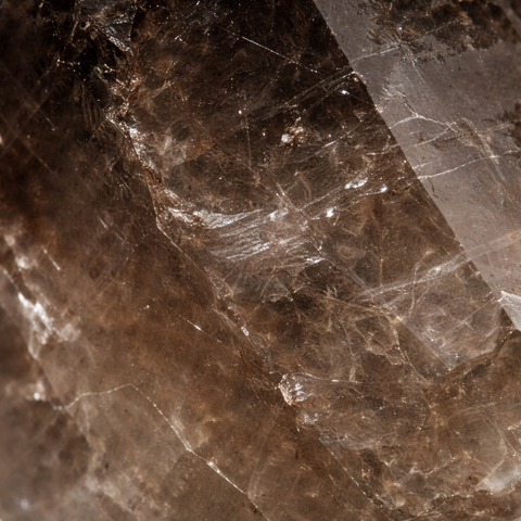 smoky quartz close up