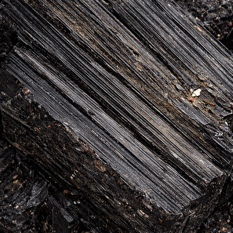 Black Tourmaline crystal collection
