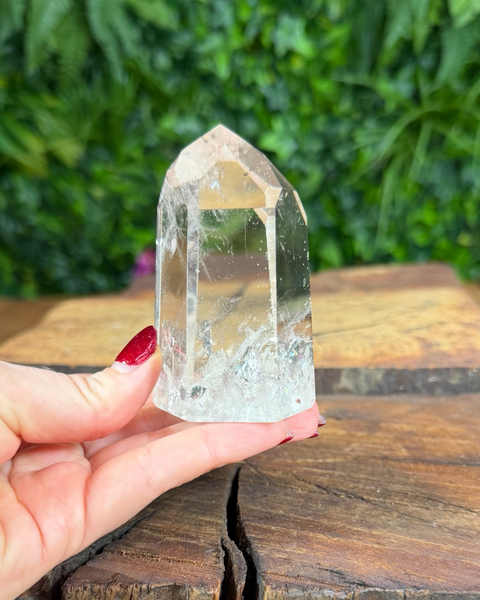 Citrine towers with inclusions