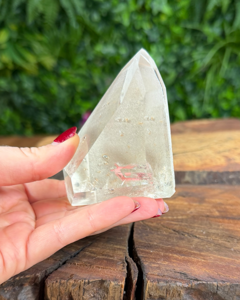 Citrine towers with inclusions