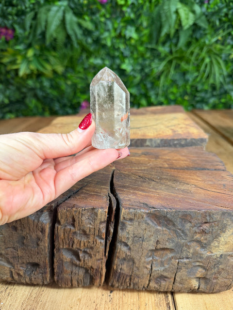 Citrine towers with inclusions