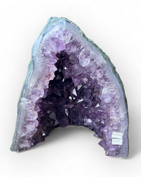 Amethyst cathedral open base (F)