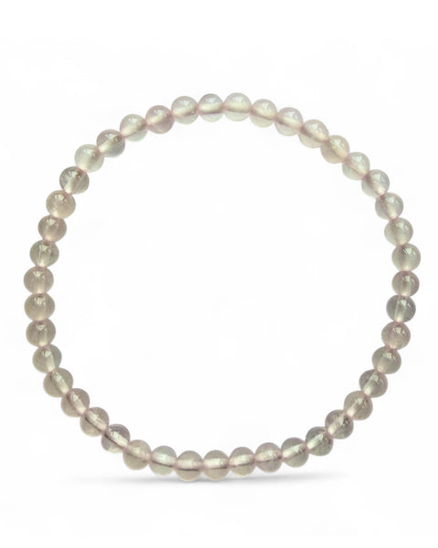 Rose quartz beaded bracelet - small bead