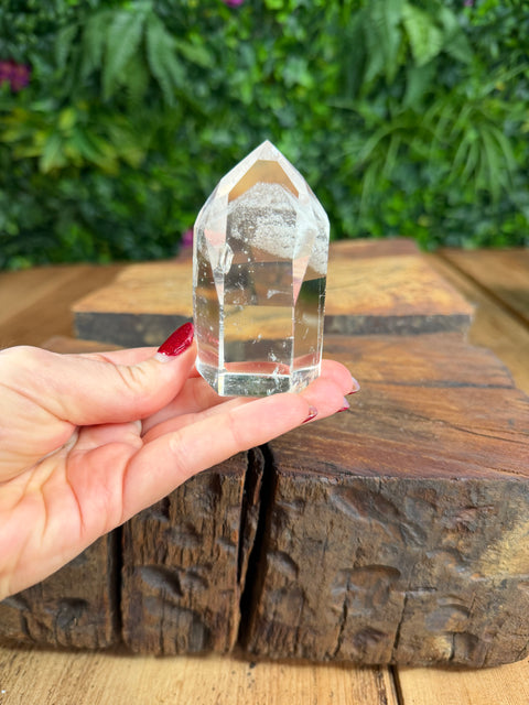 Citrine towers with inclusions