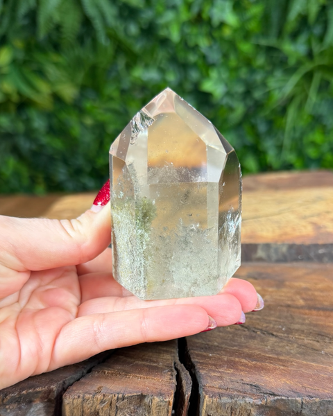 Citrine towers with inclusions