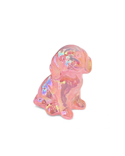 Dog mini pocket crystal carving