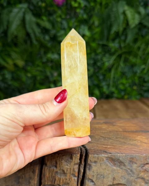 Golden healer quartz towers