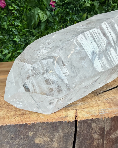 Large lemurian quartz point