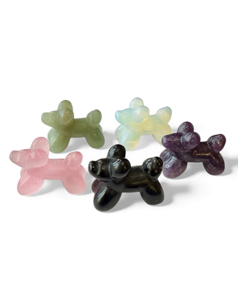 Mini balloon dog pocket carving