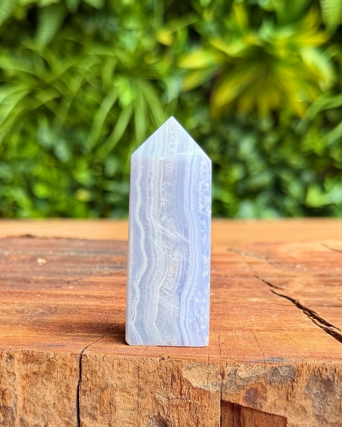 Blue lace agate towers