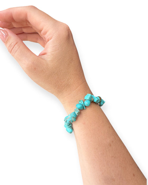 Turquoise Chip Bracelet