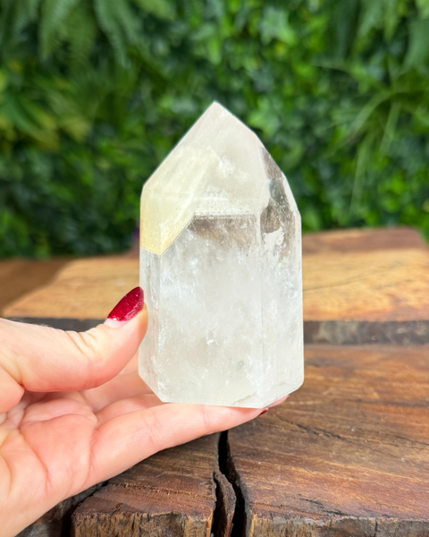 Citrine towers with inclusions