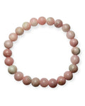 Pink opal 8mm bracelet on stretch cord