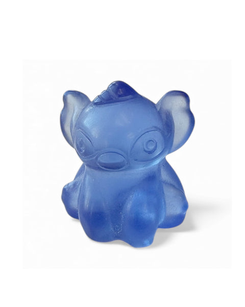 Mini character carving - blue creature