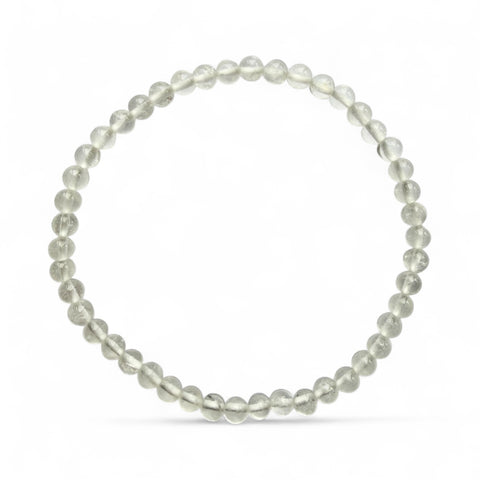 Clear quartz beaded bracelet - small bead