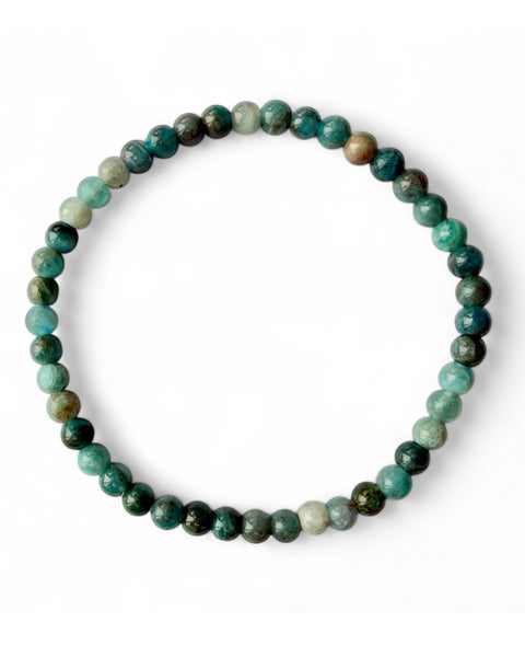 Apatite beaded bracelet - small bead