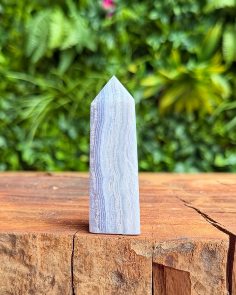 Blue lace agate towers