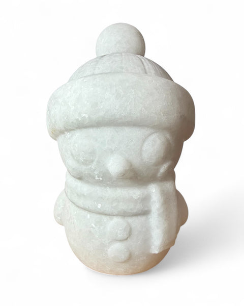 White jade snowman