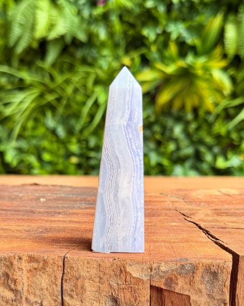 Blue lace agate towers