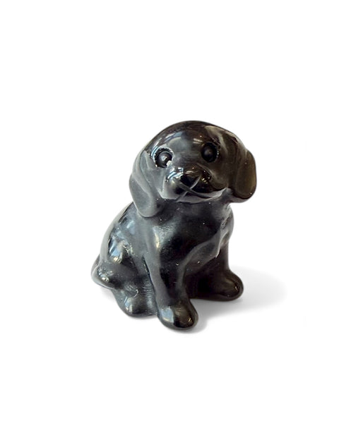 Dog mini pocket crystal carving