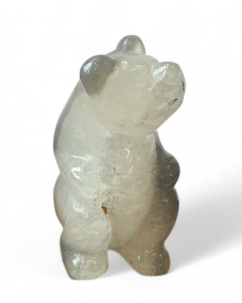 Crystal agate grey bear