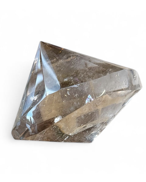 Smoky quartz crystal carving - high grade