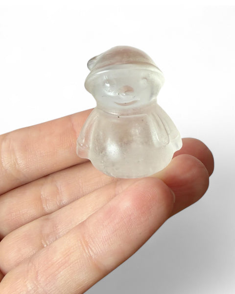 Snowman carving