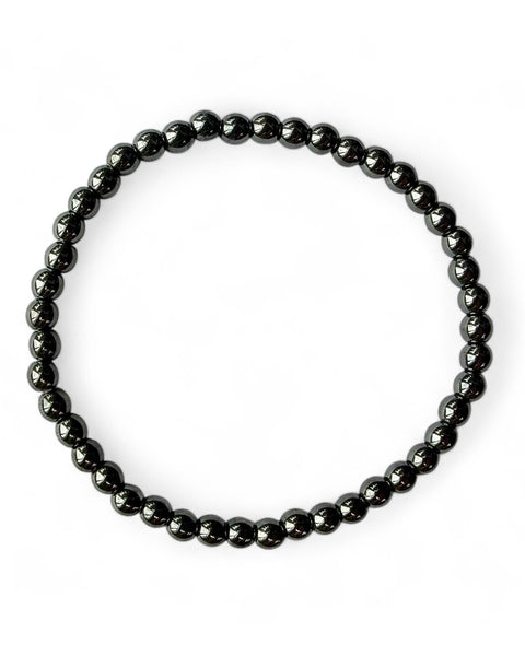 Hematite beaded bracelet - small bead
