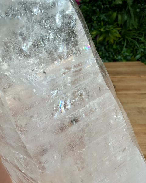 Large lemurian quartz point