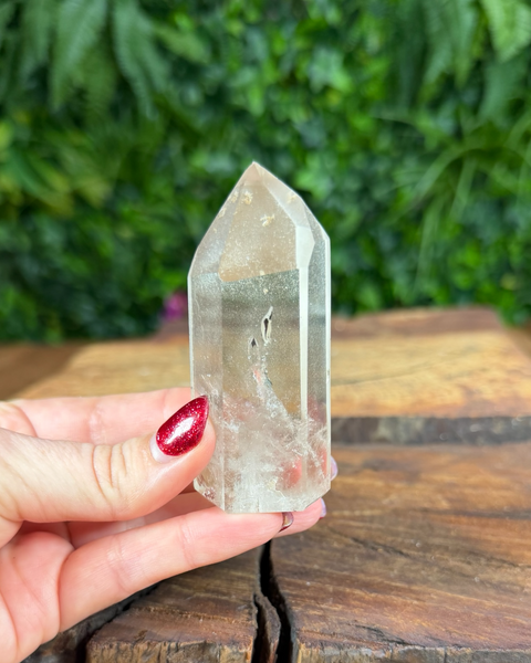 Citrine towers with inclusions