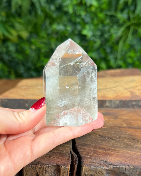 Citrine towers with inclusions