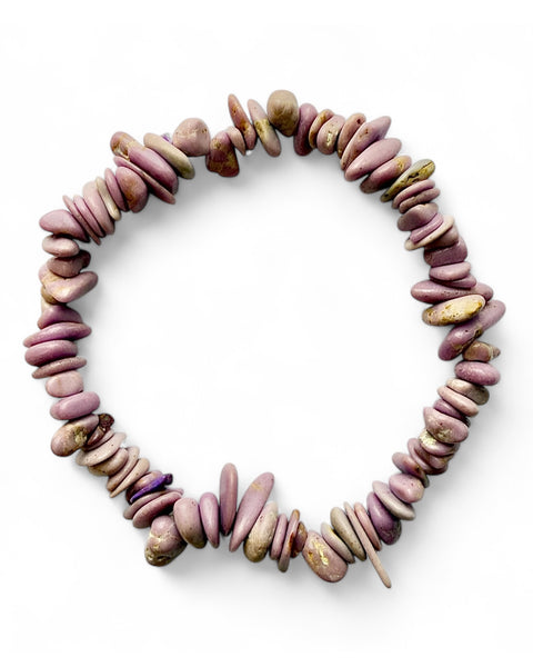 Phosphosiderite chip bracelet