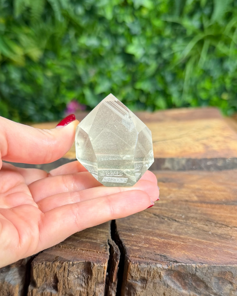 Citrine towers with inclusions