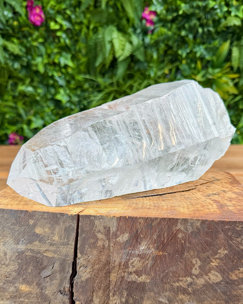 Large lemurian quartz point