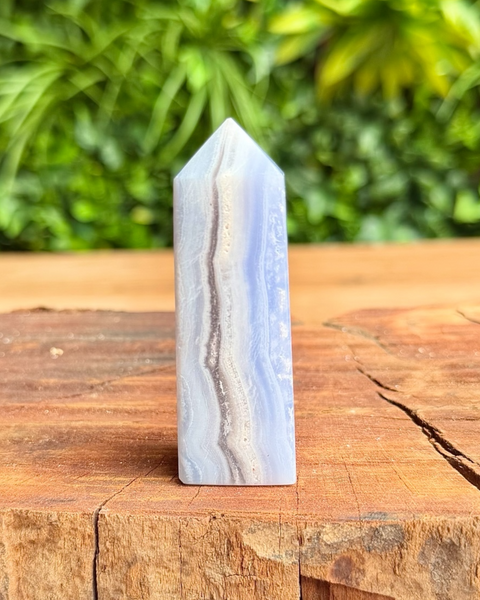 Blue lace agate towers