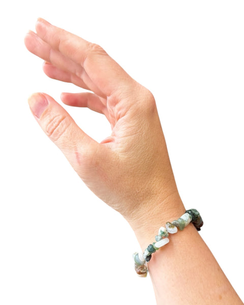 Ocean jasper chip bracelet