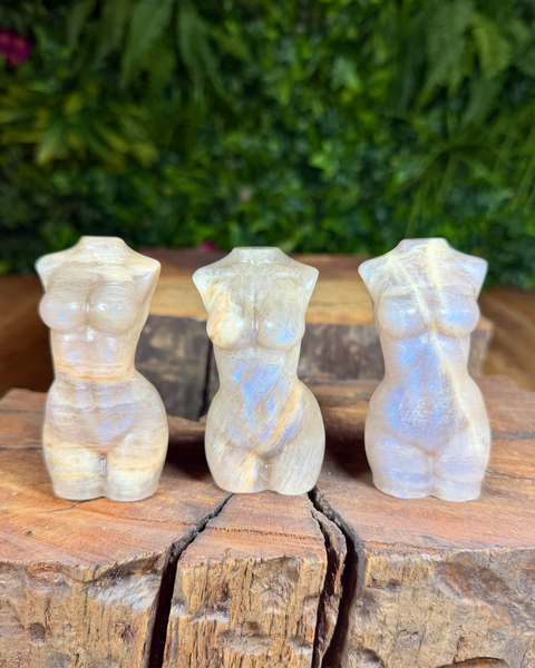 Moonstone body carving
