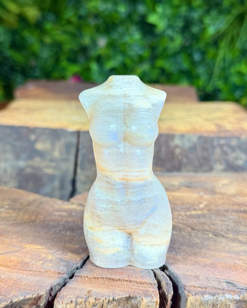 Moonstone body carving
