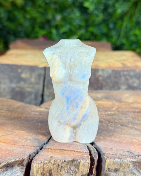 Moonstone body carving