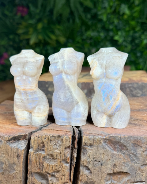 Moonstone body carving