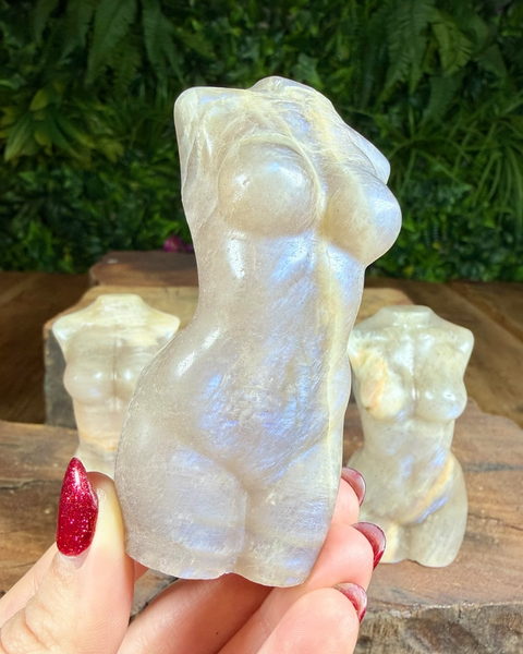 Moonstone body carving