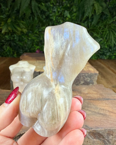Moonstone body carving