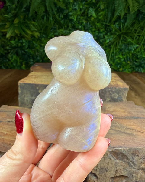 Moonstone body carving