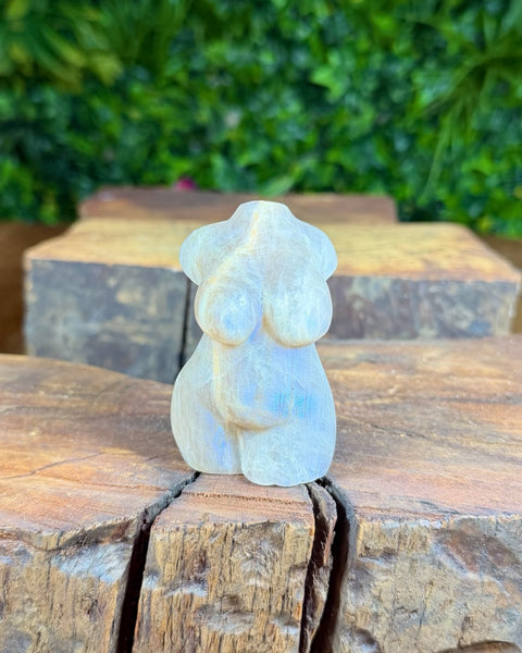 Moonstone body carving