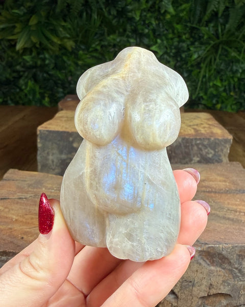 Moonstone body carving