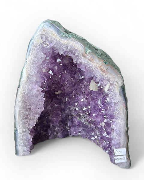 Amethyst cathedral open base (E)