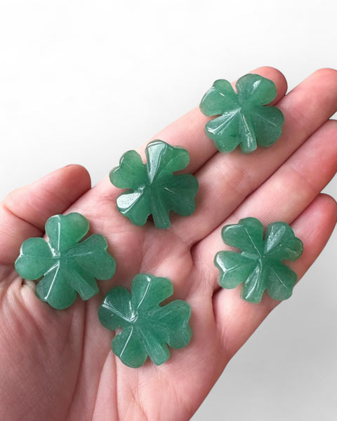 Aventurine Four Leaf Clover - Small
