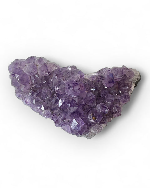 Amethyst cluster with calcite  (18)